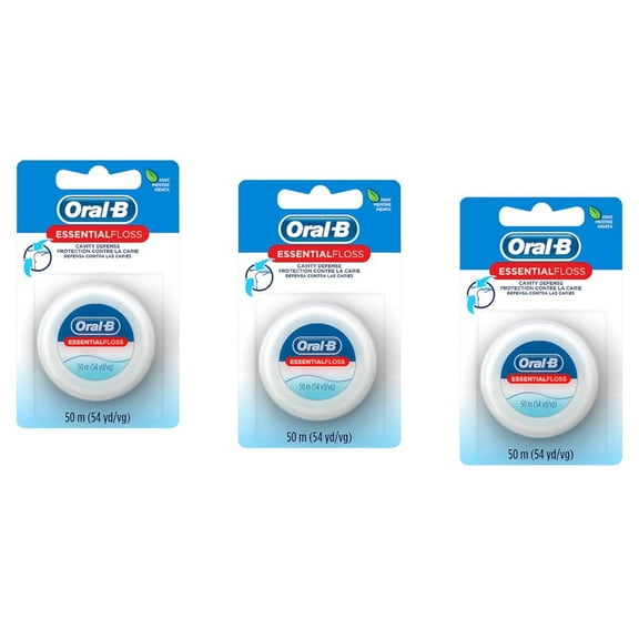 Oral-B EssentialFloss Mint 50 m (Pack of 3)