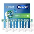 thumbnail image 1 of Oral-B FlossAction Electric Toothbrush Replacement Brush Heads (10 Count), 1 of 1
