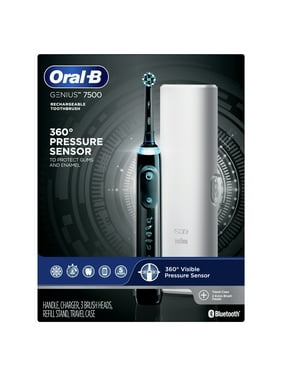 Oral-B Genius 7500 Rechargeable Electric Toothbrush, Black