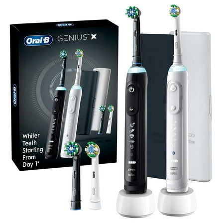 Oral-B Genius X Rechargeable Electric Toothbrush, 2 Pack