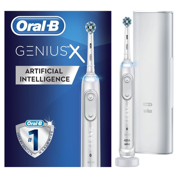 【新品未開封】BRAUN Oral-B GENIUS 10000 本体 ホワイト Oral-B Genius X 10000, AI Rechargeable Electric Toothbrush, White