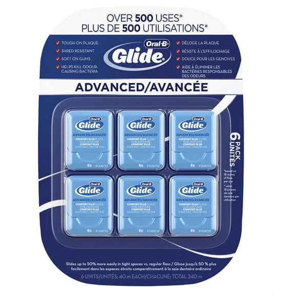 Oral-B Glide Pro-Health Advanced Floss, 6 Count (Pack of 1)