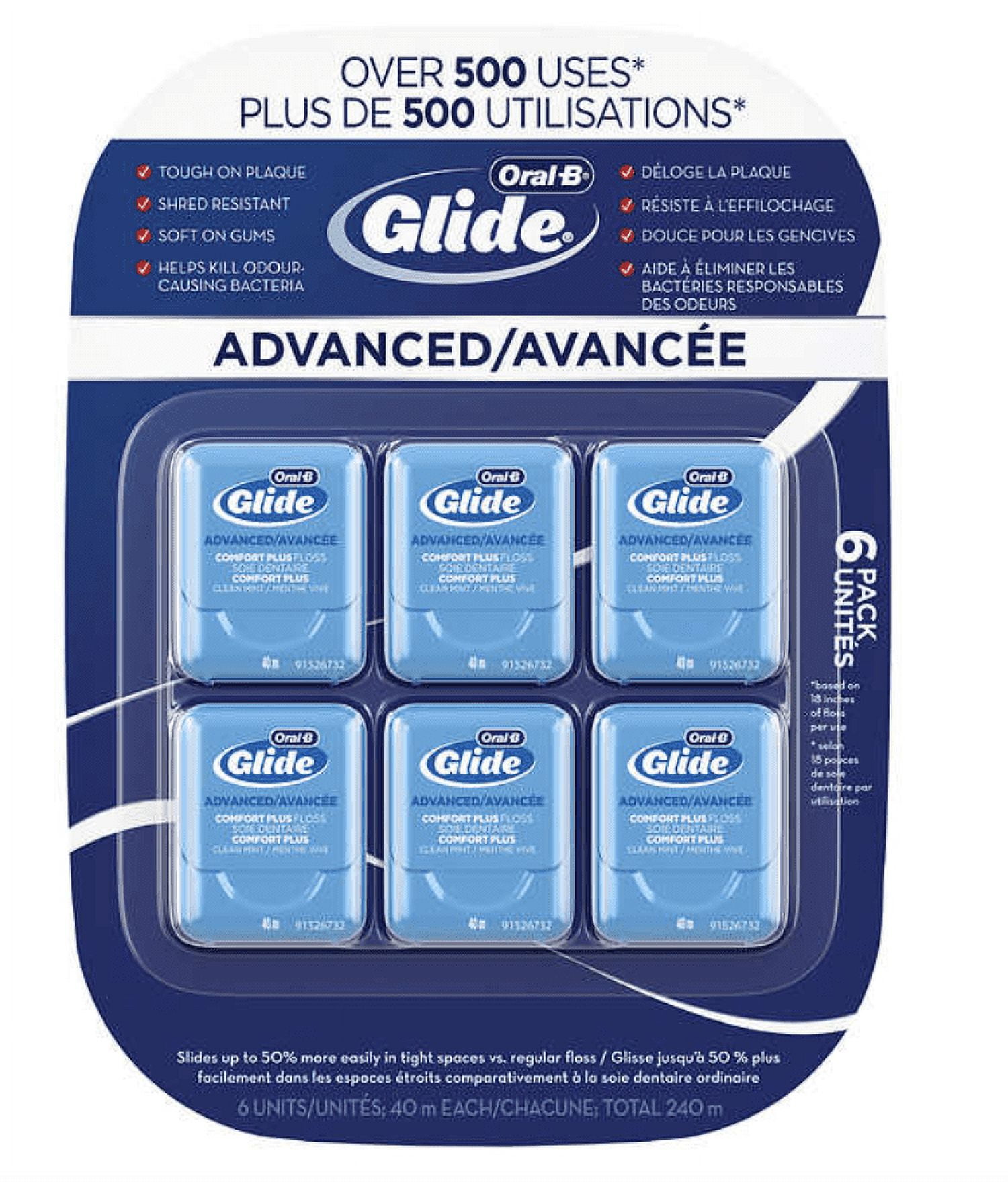 Oral-B Glide Advanced Multi-Protection Floss, 6 x 40 m