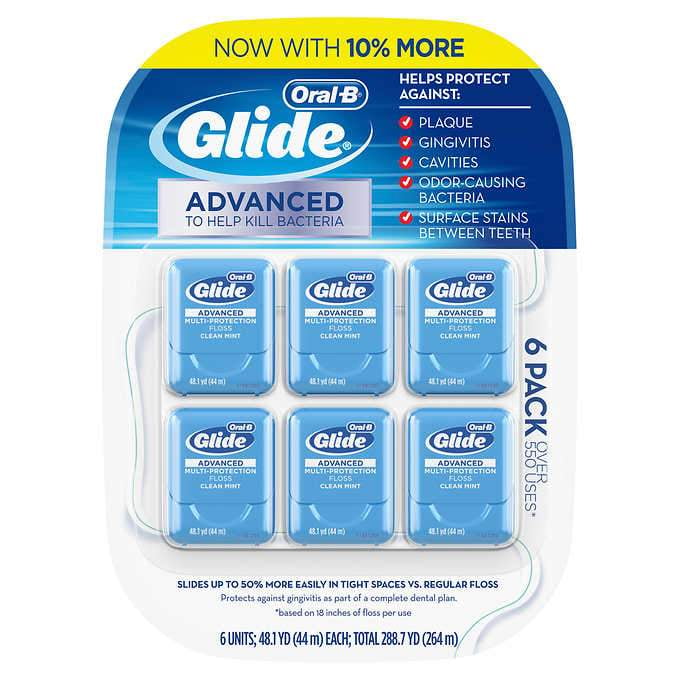 James Dyson telex bifald Oral-B Glide Pro-Health Advanced Floss, 6-pack - Walmart.com