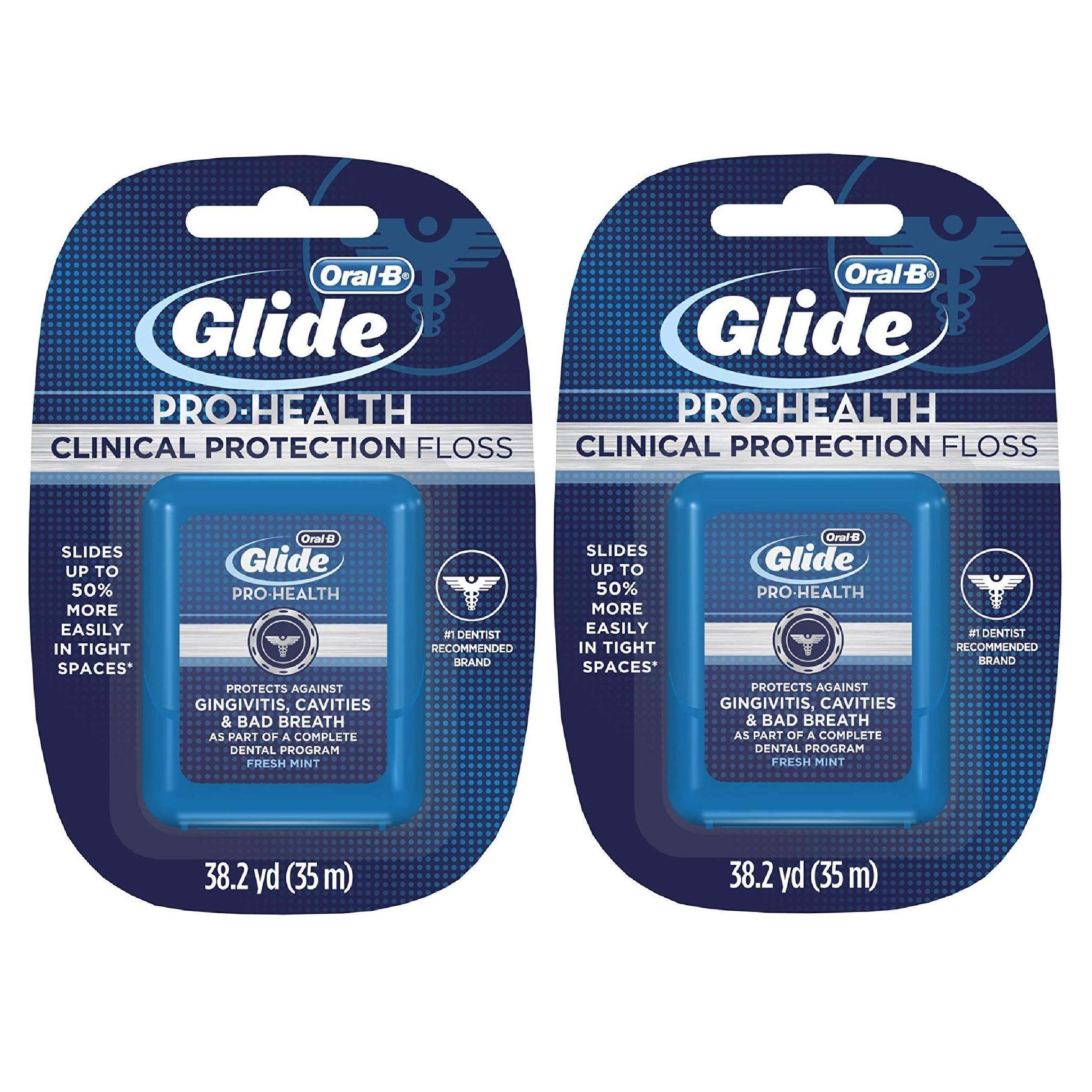 OralB Glide ProHealth Advanced Floss, Fresh Mint, 38.2 Yards (35