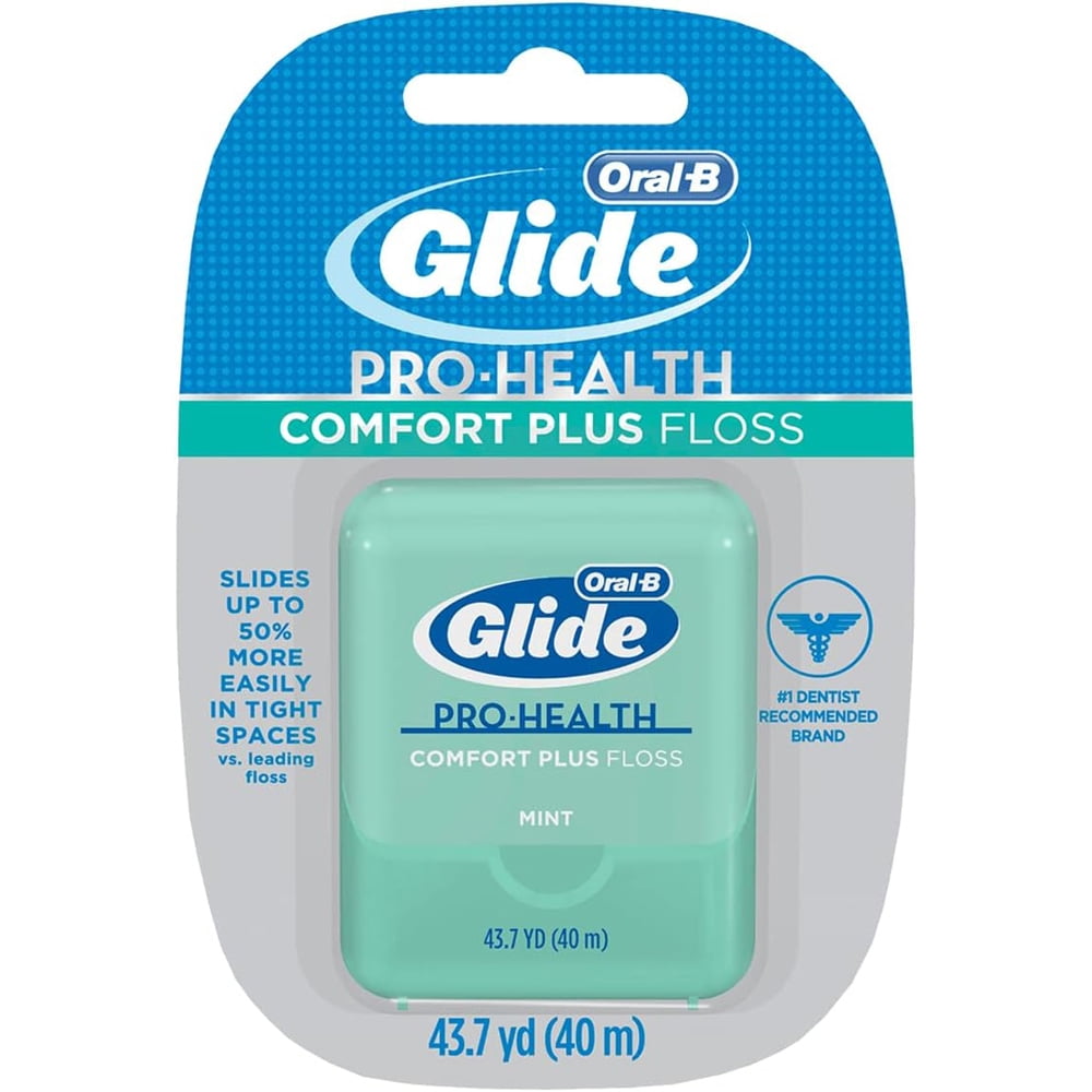 Oral-B Glide Pro-Health Comfort Plus Dental Floss, Mint, 40 M