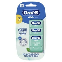 Oral-B Glide Pro-Health Comfort Plus Ribbon Waxed Dental Floss, Extra Soft, 40m, 3 Pack