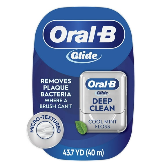Oral-B Glide Deep Clean Cool Mint Dental Floss, 40m