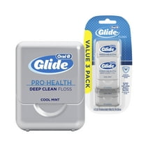 Oral-B Glide Pro-Health Deep Clean Cool Mint Lightly Waxed Dental Floss, Value 3 Pack (40m Each)