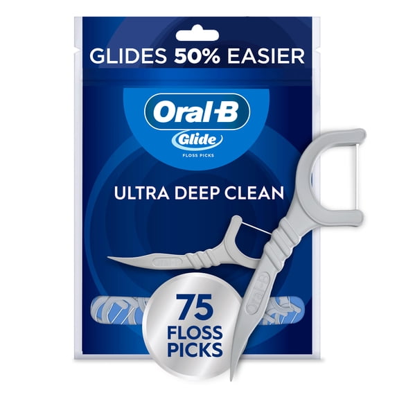 Oral‑B Floss, Glide Ultra Deep Clean Floss Picks 75 Count