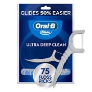 Oral B Floss, Glide Ultra Deep Clean Floss Picks 75 Count