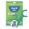 Oral-B Glide Mint Dental Floss Picks, 75 Picks
