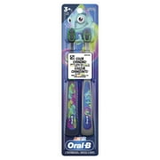 Oral-B Kids Manual Toothbrush for Ages 3+, Extra Soft, 2 Count