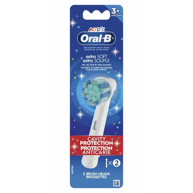 OralB Kids Extra Soft Brush Heads, 2 count