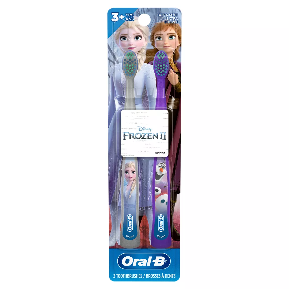 Oral-B Kids Manual Toothbrushes Disneys Frozen Characters, Assorted, 2 ...