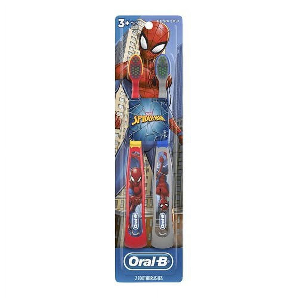 Oral B Kids Spider Man Toothbrushes, Twin Pack, 2 Ea