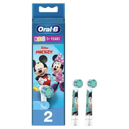 Oral-B Mickey Mouse 2 Toothbrush Replacement Heads for Kids