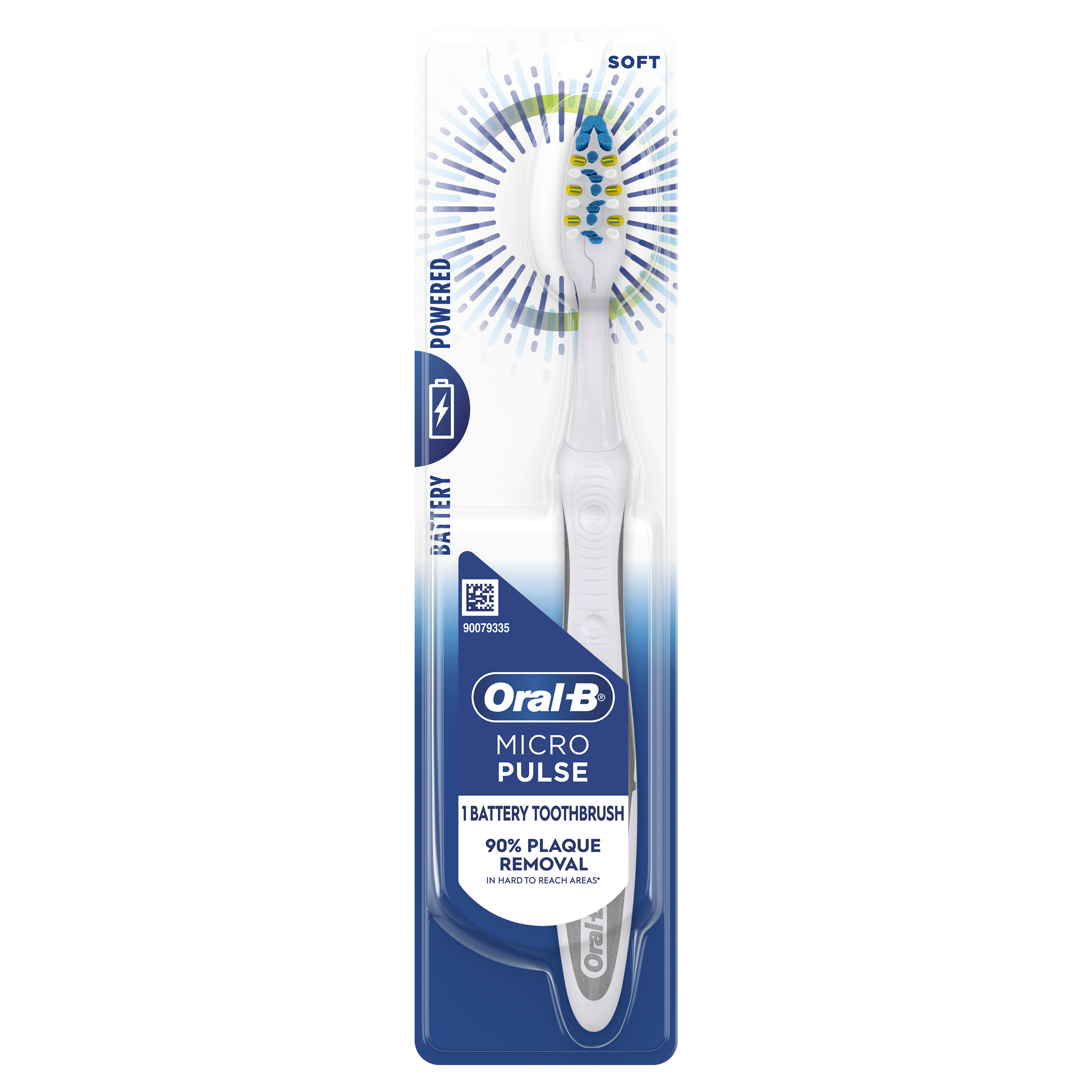 Oral-B Micro Pulse Battery Electric Toothbrush, Soft, 1 Ct - image 1 of 11