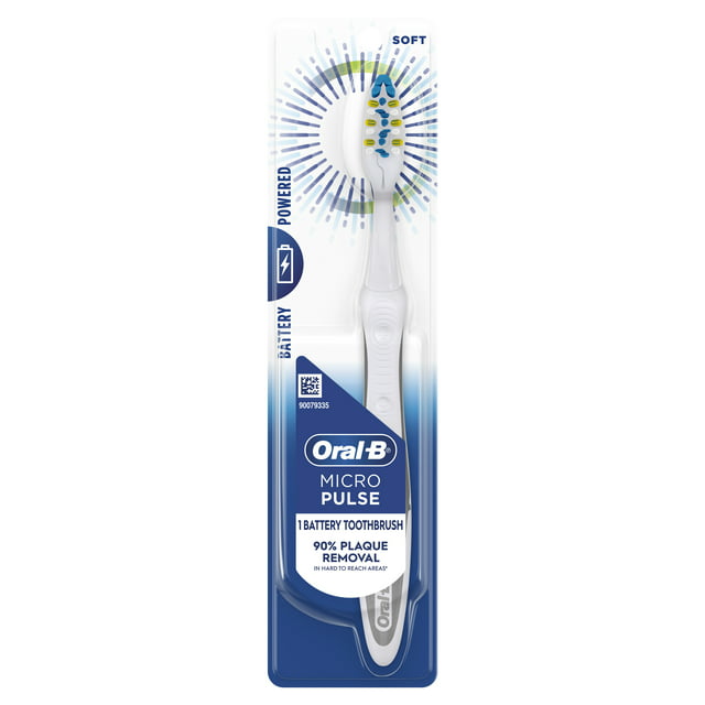 Oral-B Micro Pulse Battery Electric Toothbrush, Soft, 1 Ct