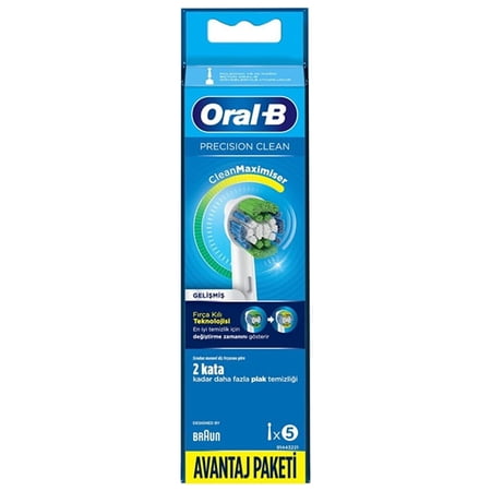 Oral-B Precision Clean / Clean Maksimiser Electric Toothbrush Replacement Heads, 5 Count