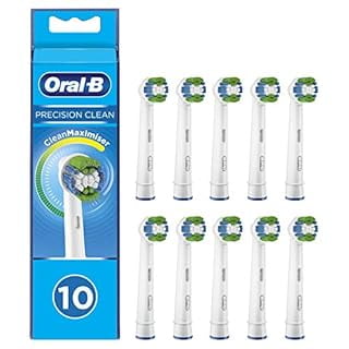 Oral-B Precision Clean Electric Toothbrush Heads with CleanMaximiser Technology, Pack of 10 (B089KZ9XR3)