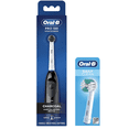 thumbnail image 1 of Oral-B Pro 100 Battery Electric Toothbrush, Charcoal Black, Includes 1 Daily Clean Replacement Brush Head Includes 2 batteries, 1 of 4