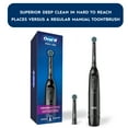 thumbnail image 1 of Oral-B Pro 100 CrossAction Battery Powered Toothbrush, 1 Count, Adults and Children 3+, 1 of 7