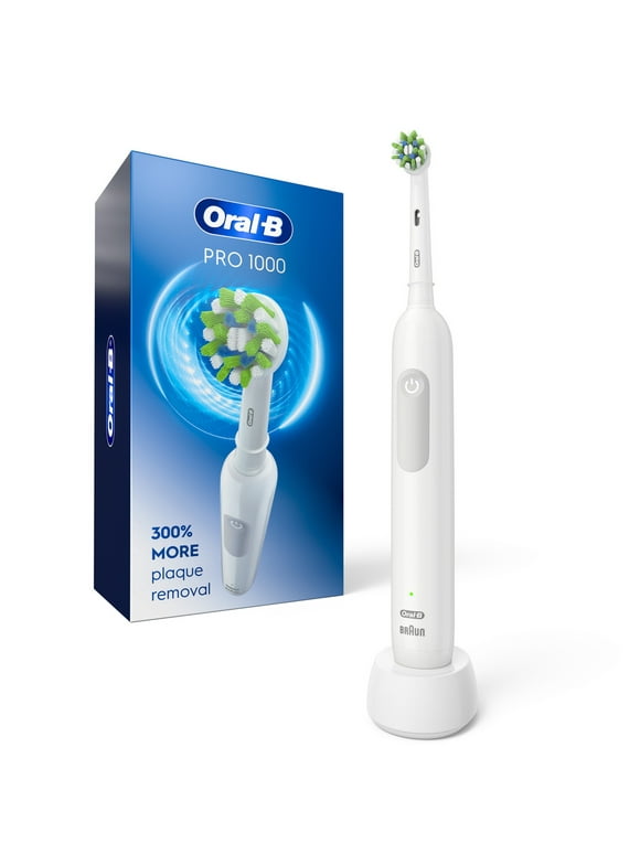 Oral-B Pro 1000 Rechargeable Electric Toothbrush, White, 1 Ct