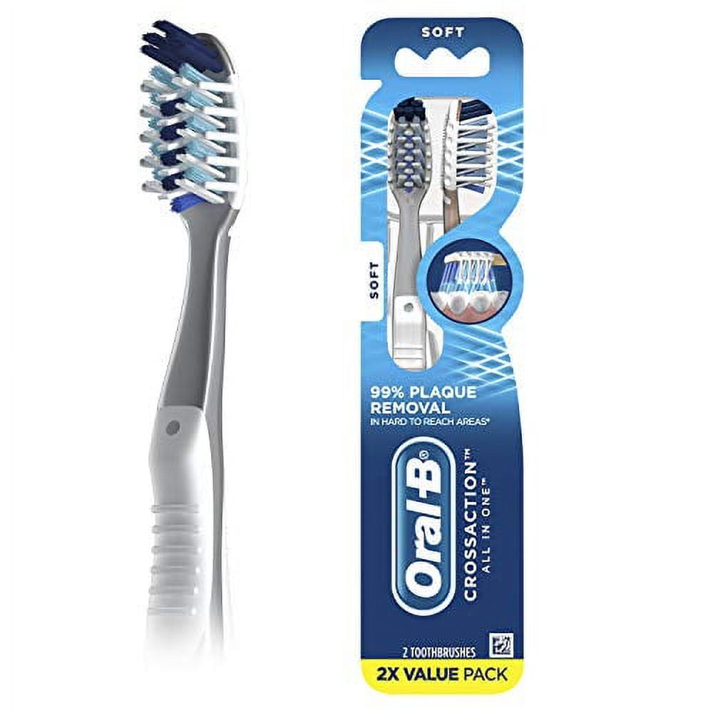 OralB ProHealth AllinOne Manual Toothbrush, Soft, 2 ct., Value Pack