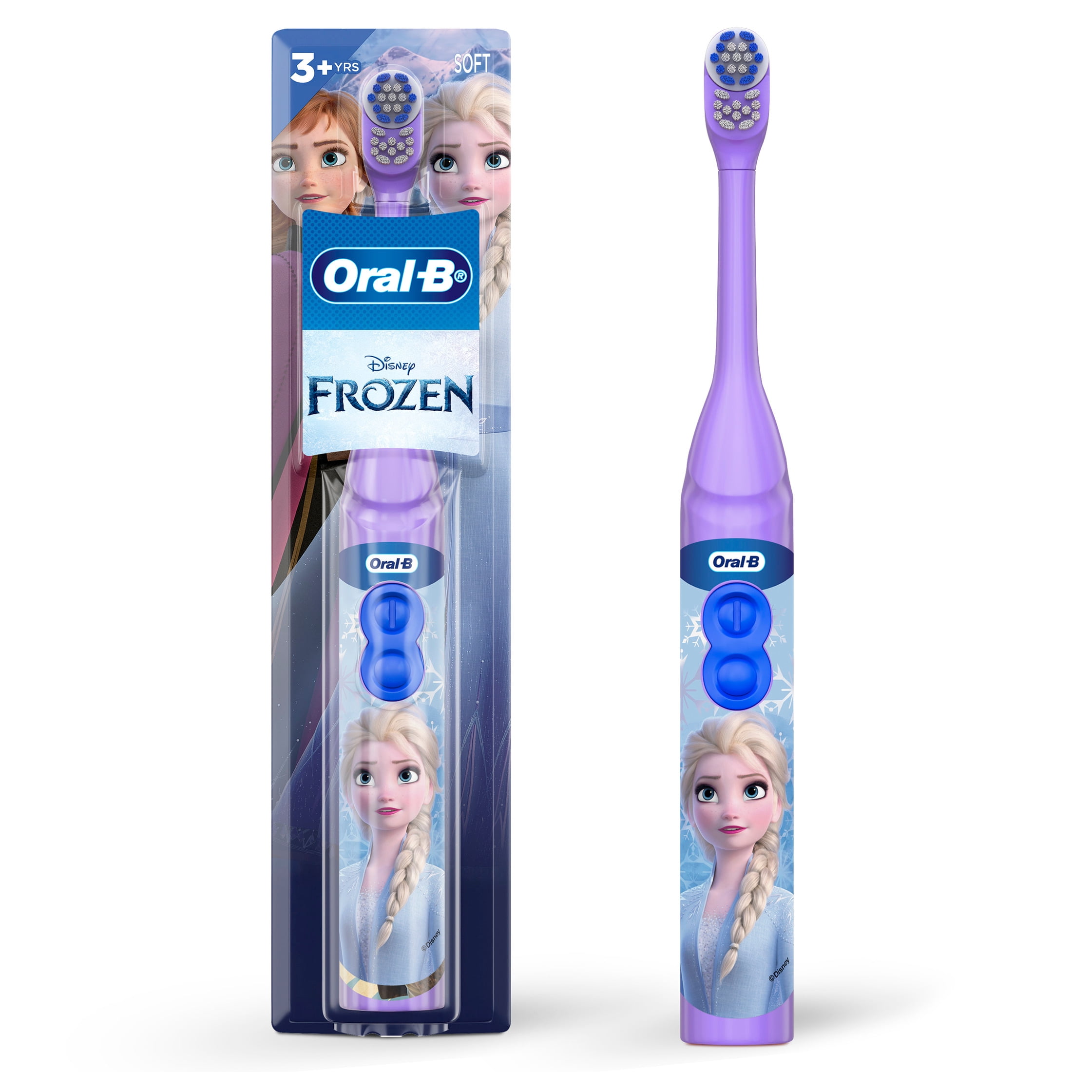 Oral‑B Kids Toothbrush, Pro‑Health Battery Powered Kids Toothbrush, Disney’s Frozen, Soft Bristles, Ages 3+