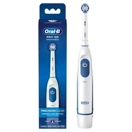 Oral-B Pro Health Clinical Battery Powered Toothbrush, 1 Ct, Compact  Head, for Adults & Children 3+
