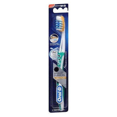 Oral-B Pro-Health Clinical Pro-Flex Toothbrush Soft, 1ct, 4-Pack
