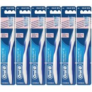 Oral-B Pro-Health Gentle Clean Cross Action Toothbrush For Sensitive Teeth, 35 Extra Soft, Pack Of 6