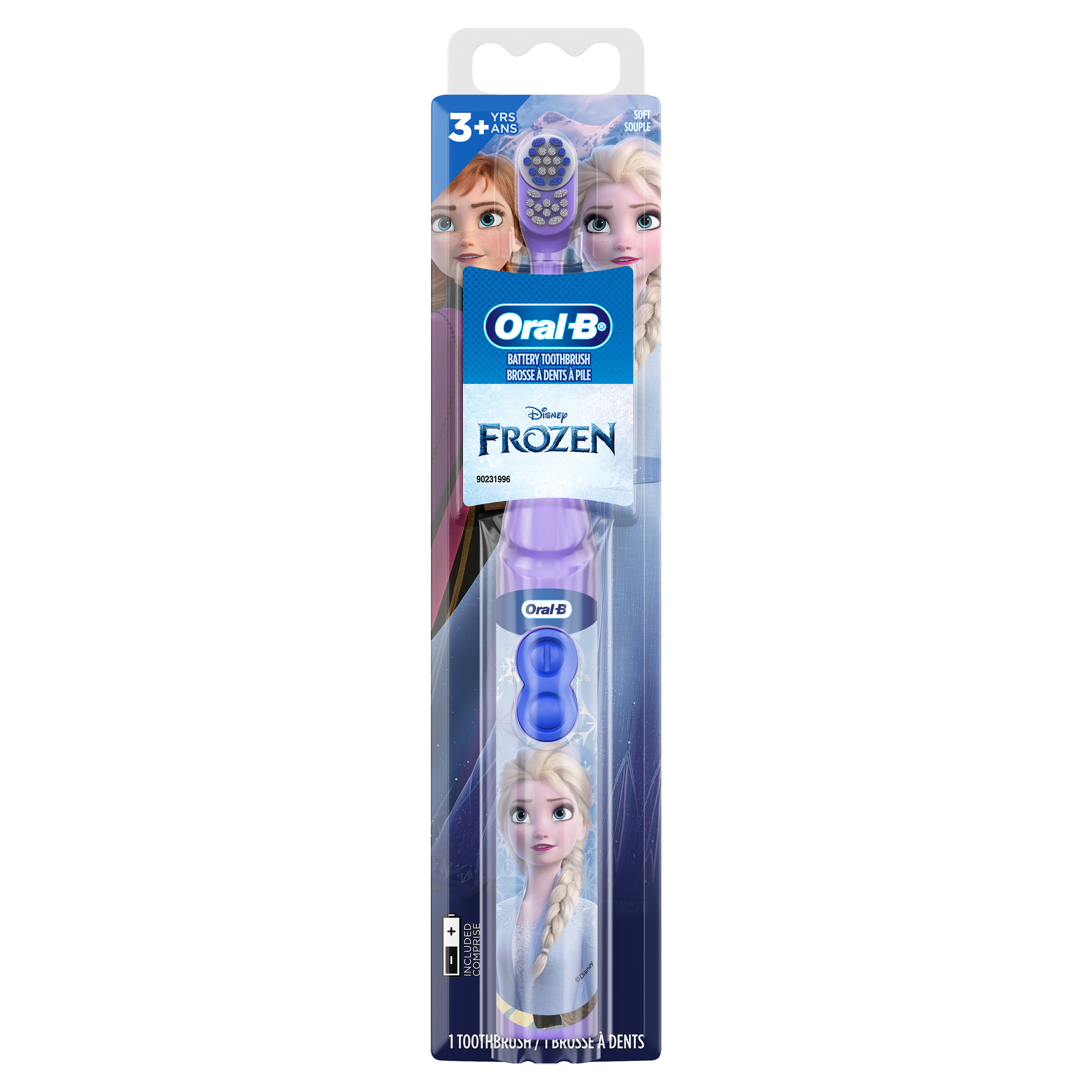 Oral-B Pro-Health Jr. Battery Kid's Full Head Electric Toothbrush, Soft, for Children 3+ - image 1 of 10