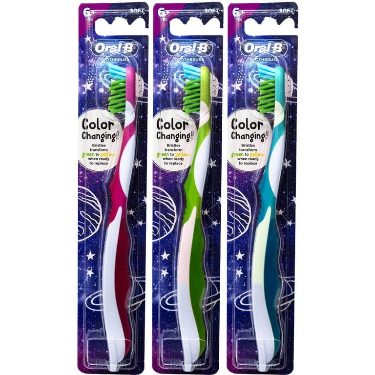 Oral−B D7015266XC Oral-B Kids Galaxy 6+ CrossAction Toothbrush, Soft Bristles