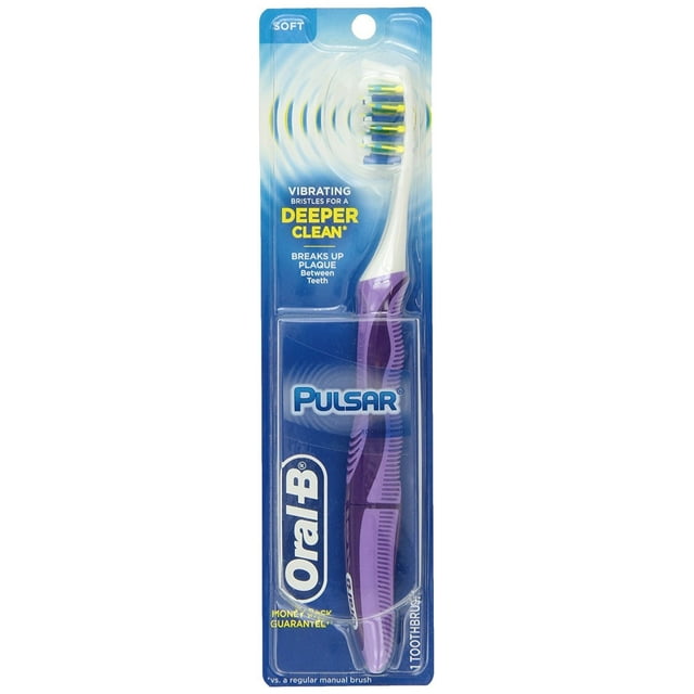 OralB ProHealth Pulsar Battery Powered Soft Bristles Toothbrush