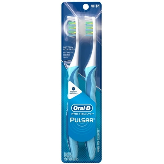 Oral-B Pro-Health Pulsar Medium Toothbrushes, Value Pack, Colors May Vary, 2 ea (Pack of 3)