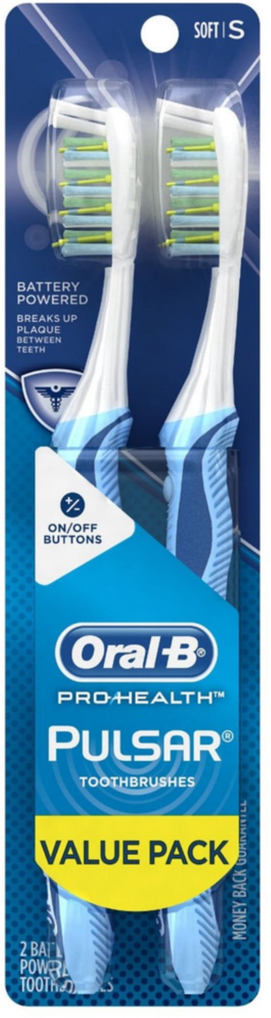 Oral-B Pro-Health Pulsar Soft Toothbrush, Value Pack 2 ea (Pack of 2)