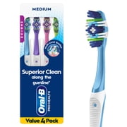 Oral-B Manual Toothbrush Pro-Health Superior Clean, Medium, 4 Count