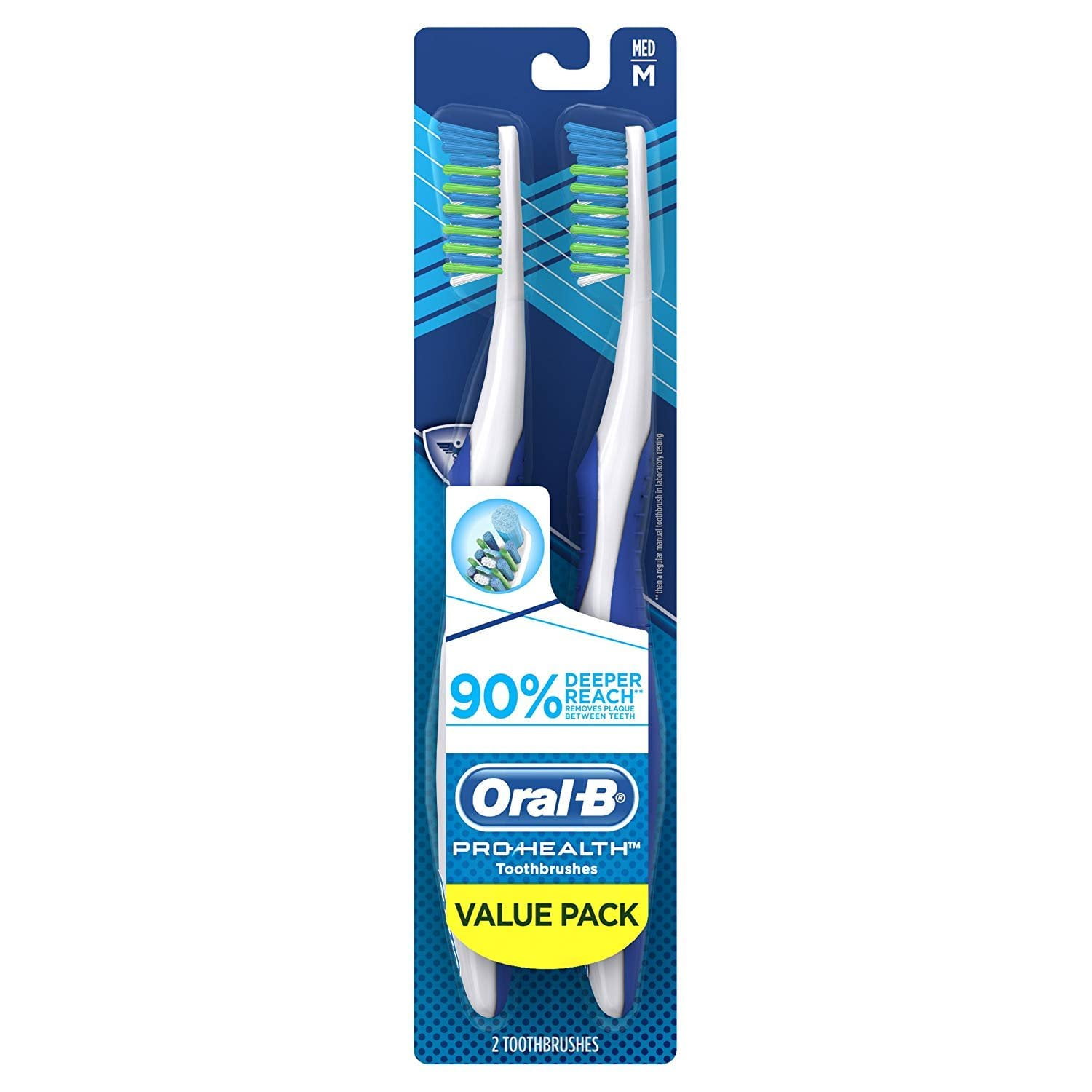 Oral-B Pro-health Superior Clean Manual Toothbrush Value Pack, Soft, 2 Count