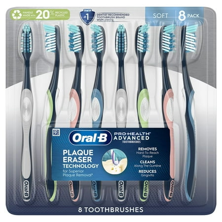 Oral-B ProHealth Advanced Manual Toothbrush 8 Count (Soft)