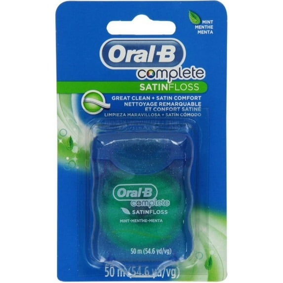 Oral-B SATINfloss Fresh Mint 55 Yards (Pack of 4)