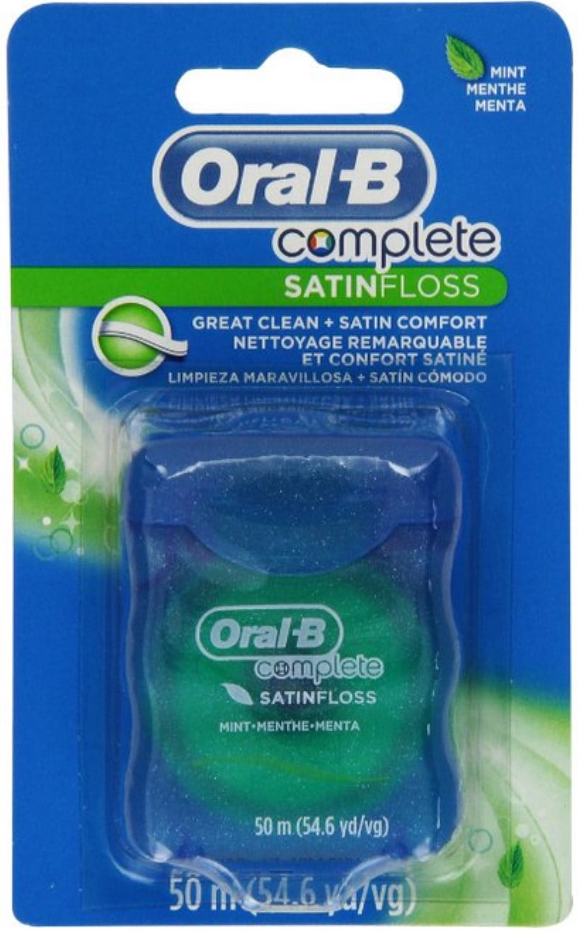 Oral-B SATINfloss Fresh Mint 55 Yards (Pack of 6)