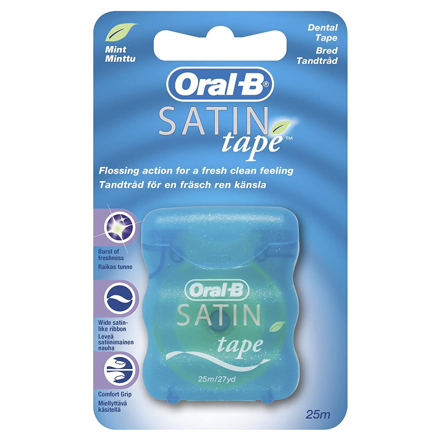 激安アウトレット通販 Oral-B Satin Tape Mint 27 Yd - Walmart.com 歯間ケア