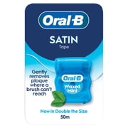 Oral-B Satinfloss Dental Floss, Mint - 55 Yards, 6 Pack