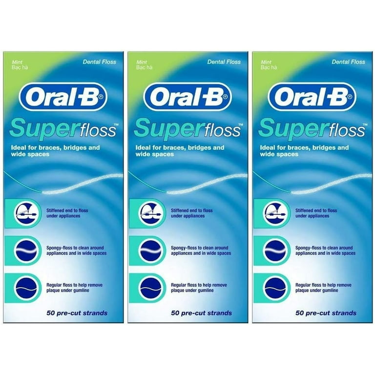 ORAL-B - SUPERFLOSS SEDA DENTAL (50 U)