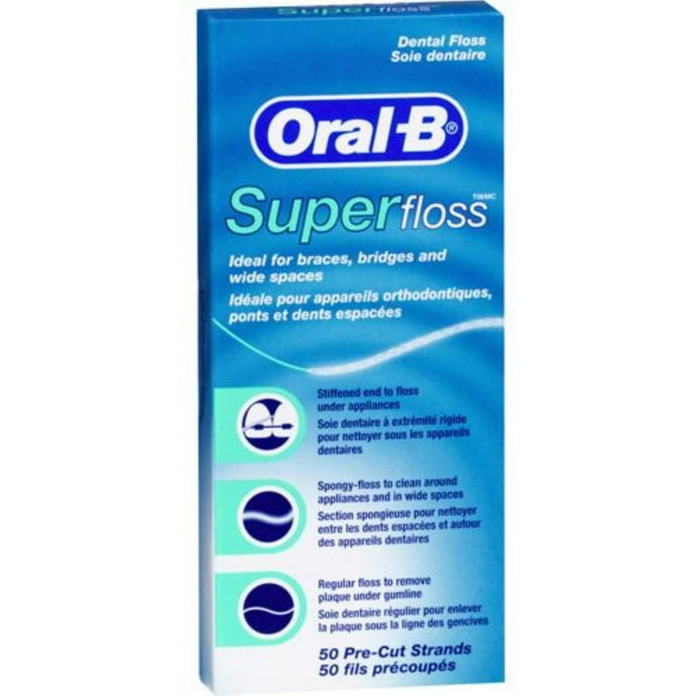 Oral B Super Floss, 50 unidades