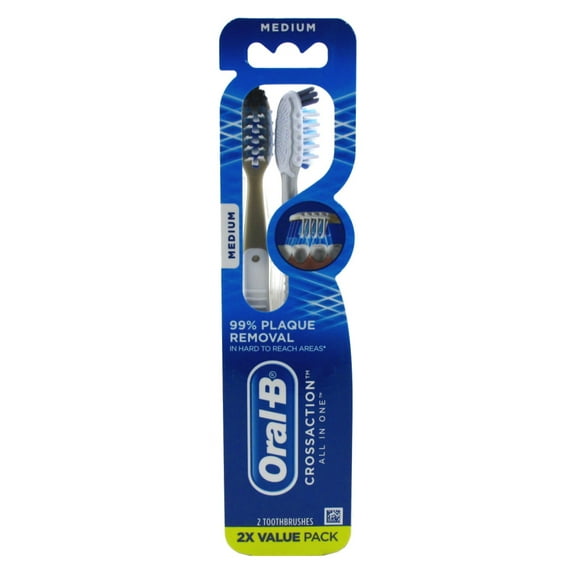 Oral-B Toothbrush All-In-One Medium Value Twin Pack (Pack of 3)