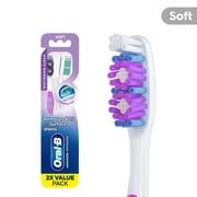 Oral-B Toothbrush, Advanced Whitening Manual, Soft, 2 Count