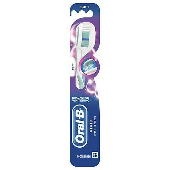 Oral-B Vivid Whitening Manual Toothbrush Soft (Pack of 2)